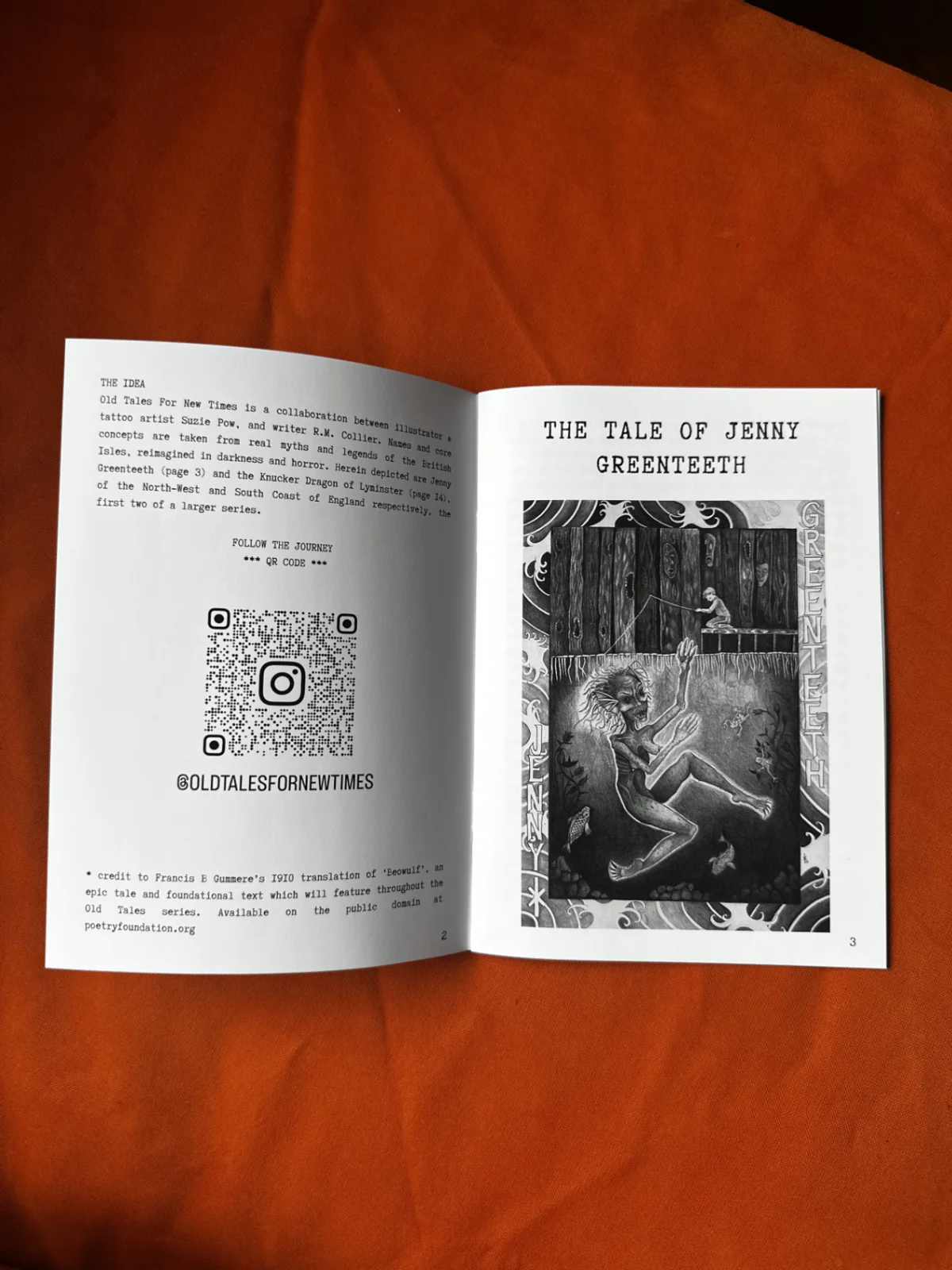 Old Tales For New Times free zine — view 2